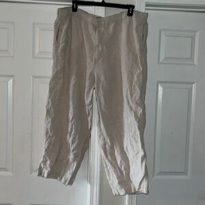 Men’s Linen Capri Pants